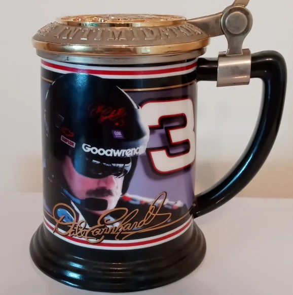 Dale Earnhardt Sr.. Collector Tankard, Stein The intimidator Franklin Mint - Picture 1 of 8